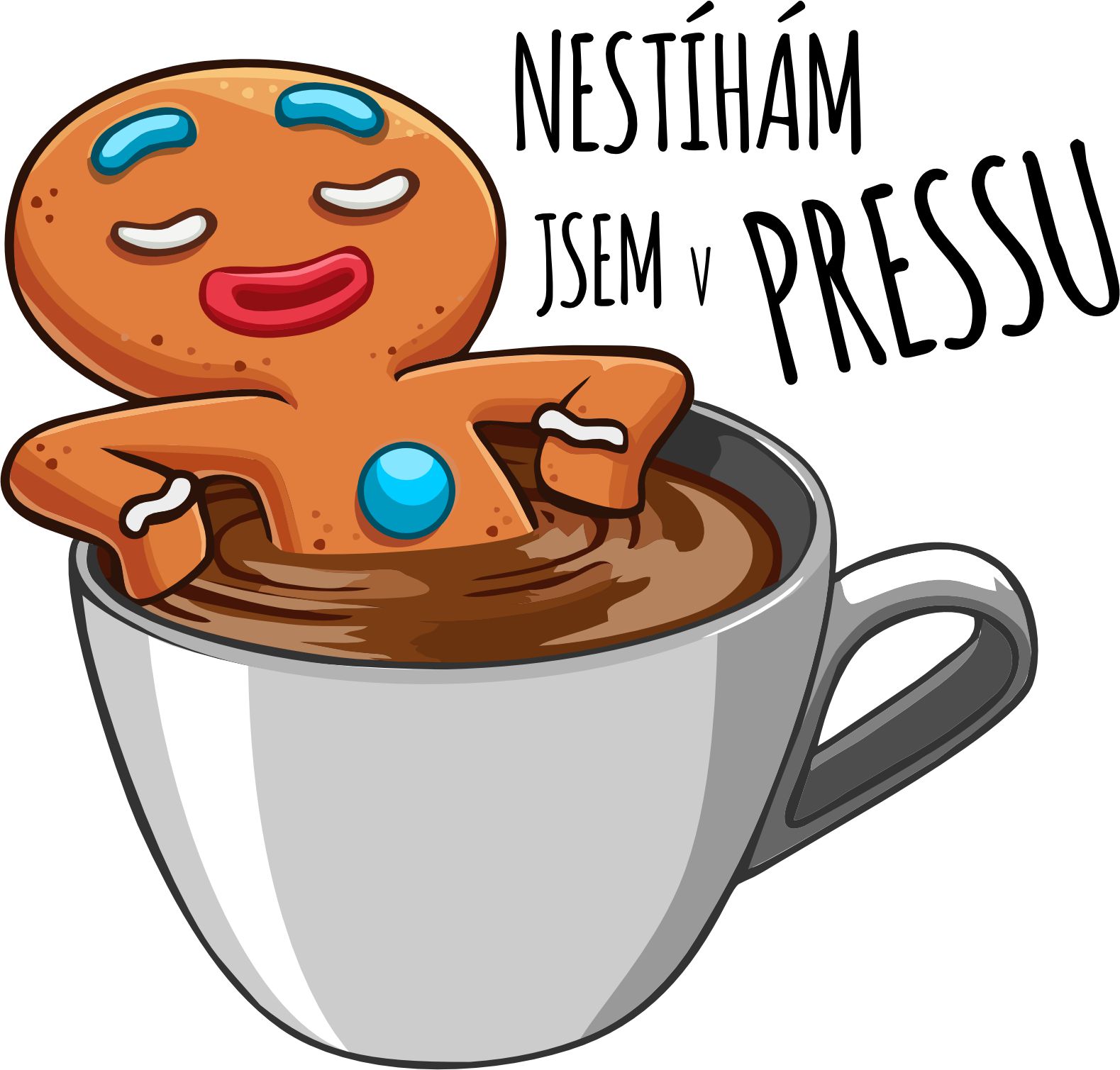 Tričko Jsem v pressu